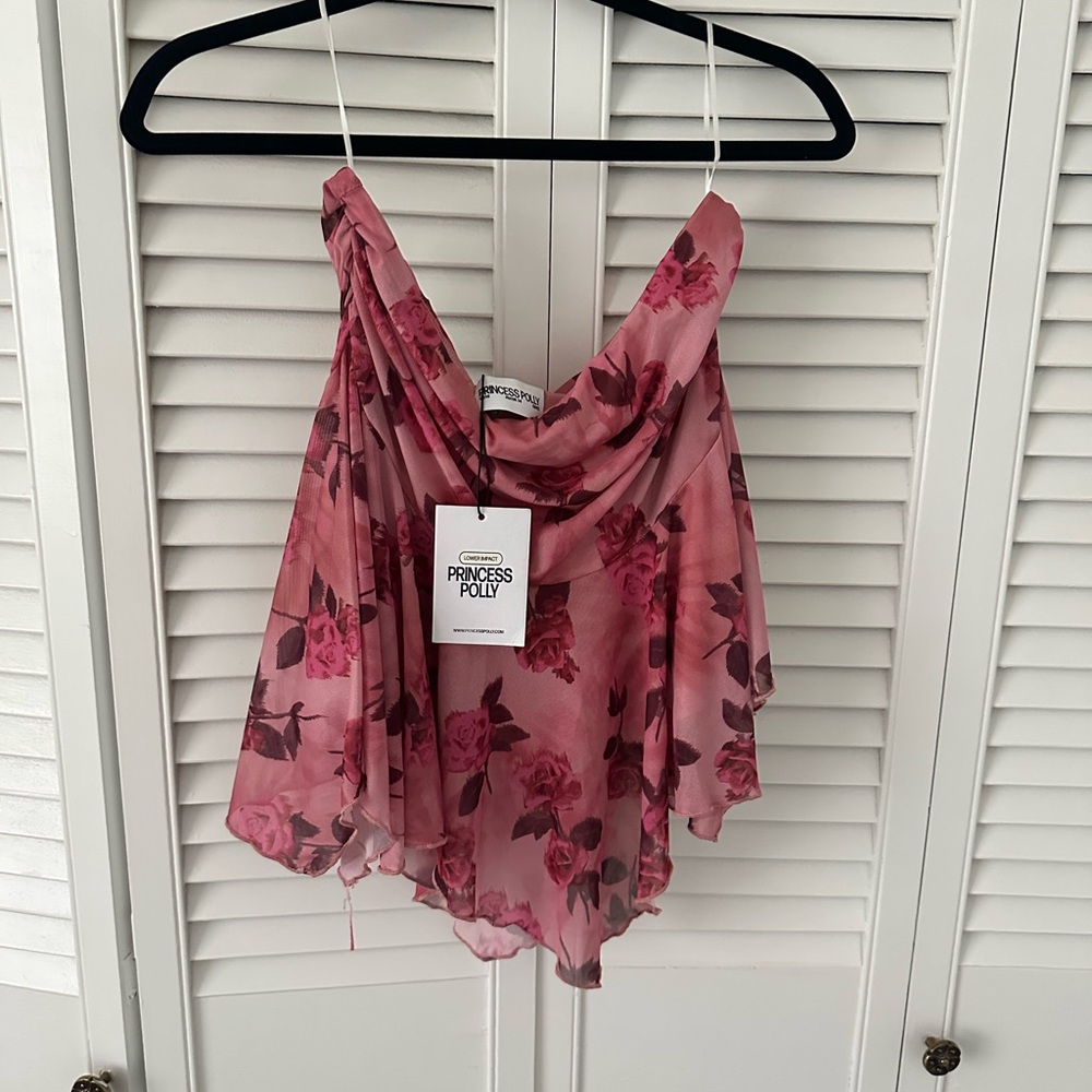 Princess Polly Rose Print skirt